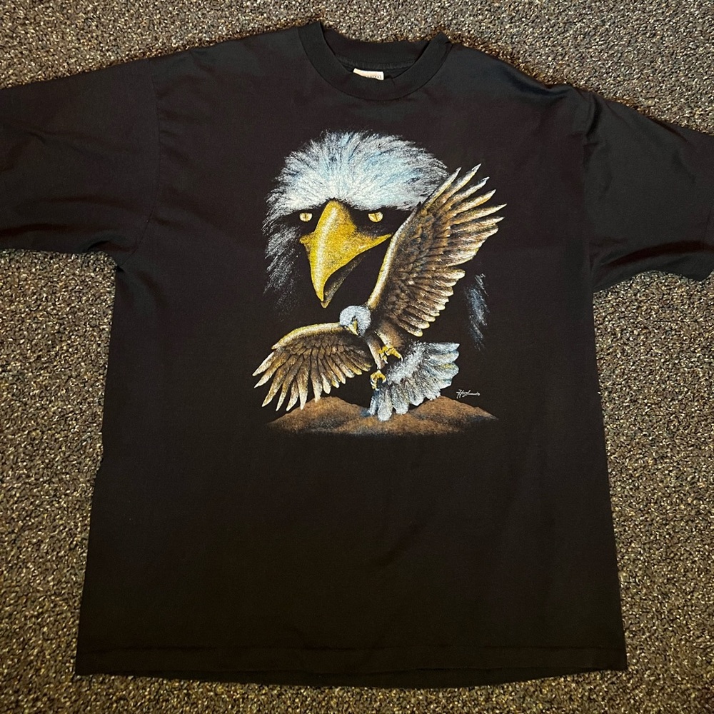 Vintage 90s Hazelwood Bald Eagle Tee